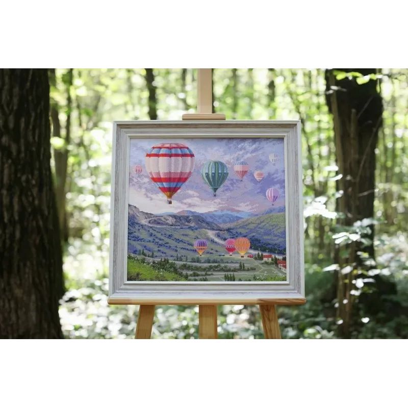 Zählkreuzstich-Set "Ballonfestival" 45,5x41,5 cm S/DL039