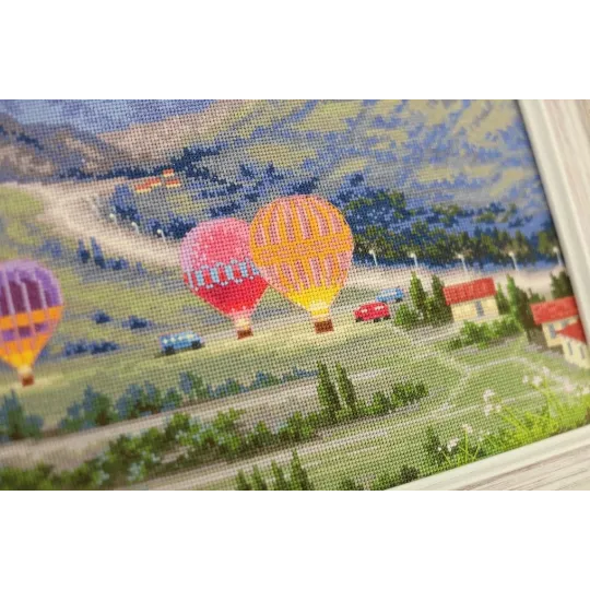 Zählkreuzstich-Set "Ballonfestival" 45,5x41,5 cm S/DL039