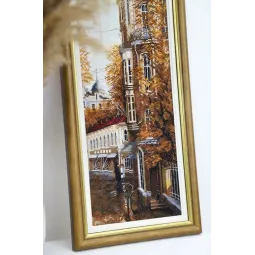 Gezählter Kreuzstich-Kit "Oststraße" 14,8x40,8 cm S/GM056