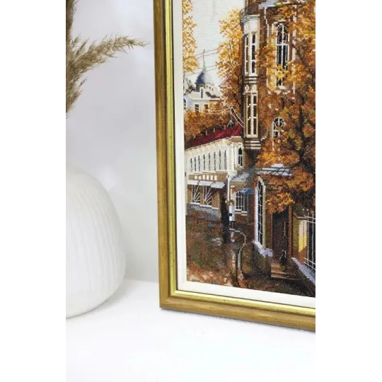 Zählmuster-Kreuzstichset "Oststraße" 14.8x40.8 cm S/GM056