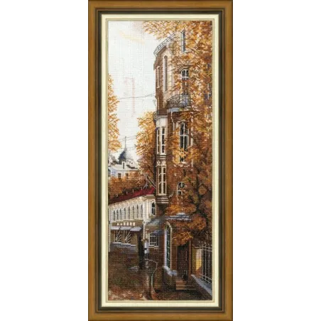 Counted cross stitch kit "East street" 14.8x40.8 cm S/GM056