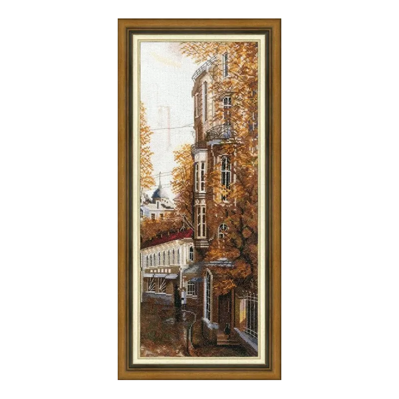 Gezählter Kreuzstich-Kit "Oststraße" 14,8x40,8 cm S/GM056