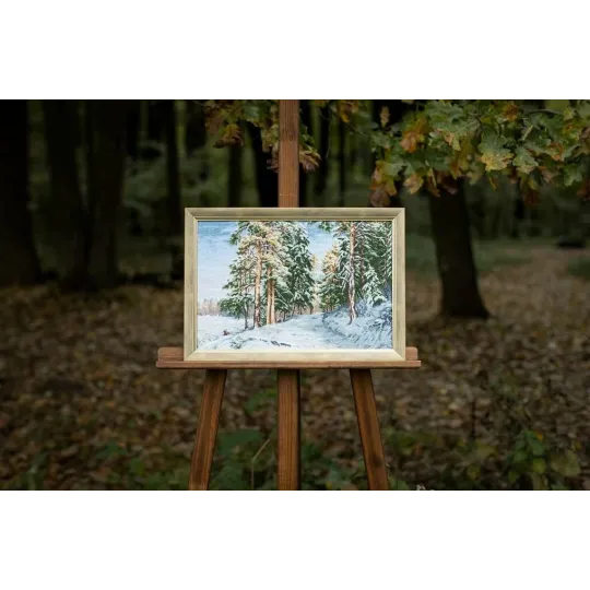 Counted cross stitch kit "The charm of winter" 41.5x28 cm S/LP064