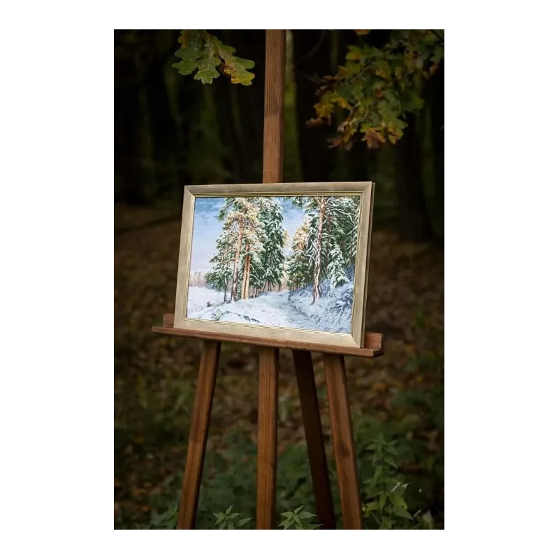 Zählmuster-Kreuzstich-Set "Der Charme des Winters" 41.5x28 cm S/LP064