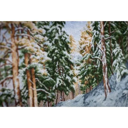 Zählmuster-Kreuzstich-Set "Der Charme des Winters" 41.5x28 cm S/LP064