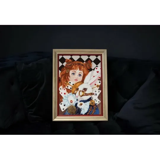 Gezählter Kreuzstich-Bausatz "Alice" 24x34 cm S/LS011