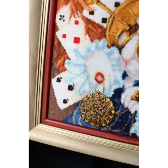 Gezählter Kreuzstich-Bausatz "Alice" 24x34 cm S/LS011