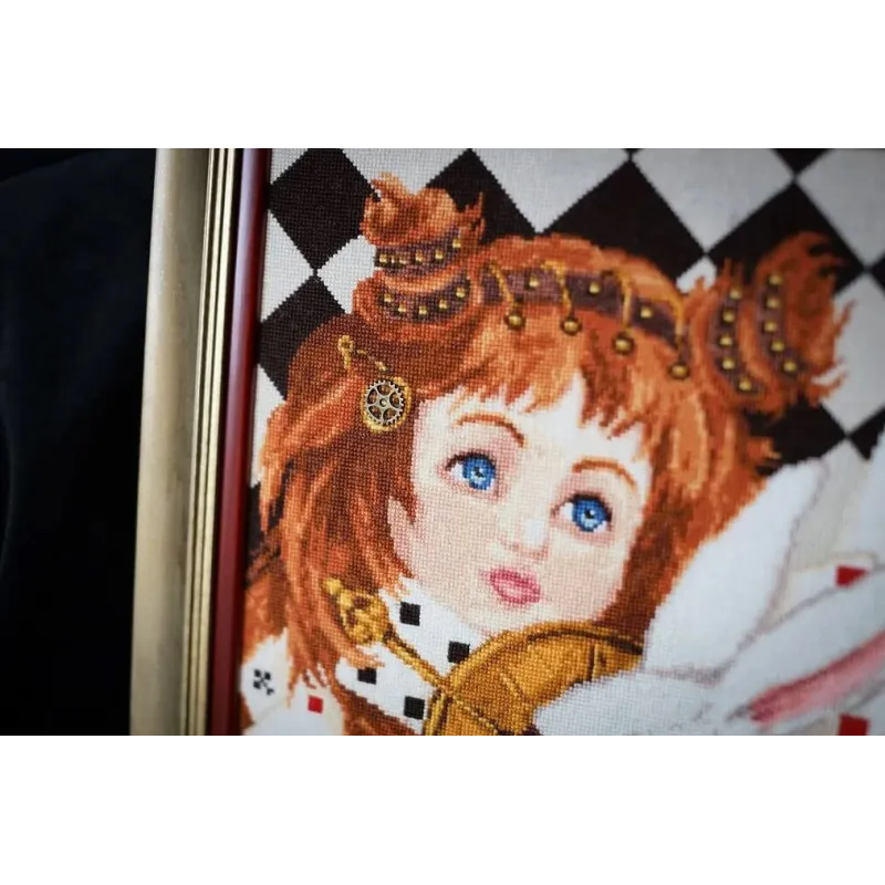 Gezählter Kreuzstich-Bausatz "Alice" 24x34 cm S/LS011