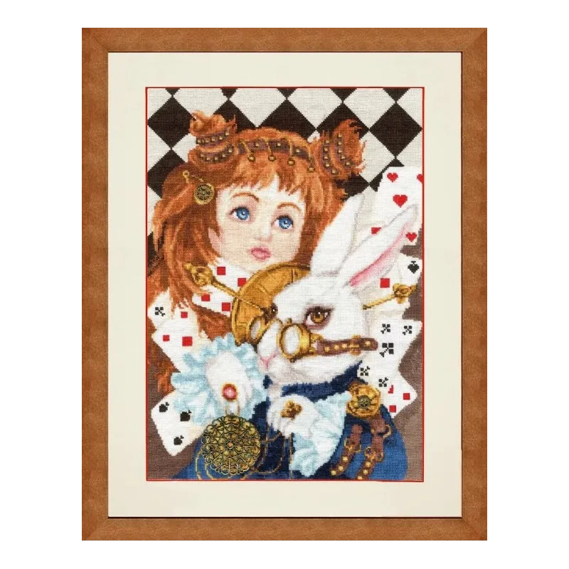 Counted cross stitch kit "Alice" 24x34 cm S/LS011