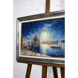 Counted cross stitch kit "Moonlit night on the Bosphorus. 1894" 48x31 cm S/MK083
