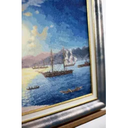 Zählstich-Kreuzstich-Set "Mondnacht am Bosporus. 1894" 48x31 cm S/MK083