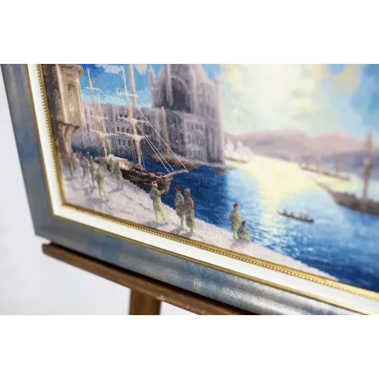 Набор для счетного креста "Лунная ночь на Босфоре. 1894" 48x31 см S/MK083