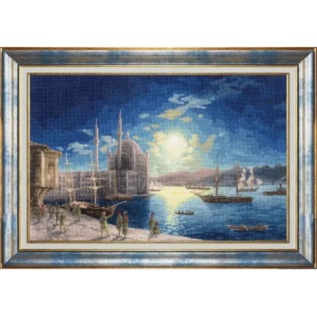 Counted cross stitch kit "Moonlit night on the Bosphorus. 1894" S/MK083