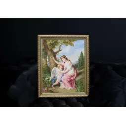 Zählstickerei-Set "Frau und Amor. 1792" 41x51,8 cm S/MK095