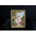 Набор для вышивания счетным крестом "Женщина и Купидон. 1792" 41x51,8 см S/MK095