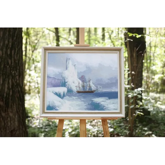 Gezählter Kreuzstich-Set "Eisberge" S/MK099