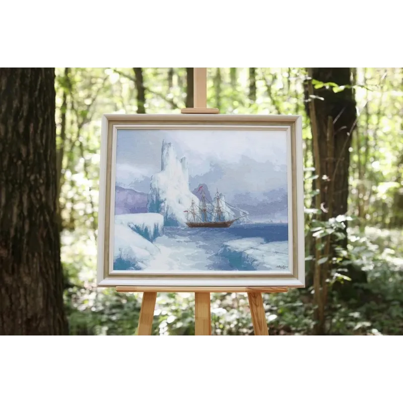 Gezählter Kreuzstich-Set "Eisberge" S/MK099