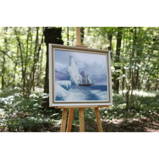 Набор для вышивания крестиком "Ледяные горы" 56.5x46.5 см S/MK099