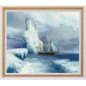 Kit de point de croix compté "Montagnes de glace" S/MK099