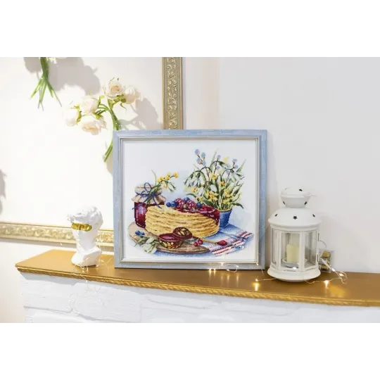 Counted cross stitch kit "My soul, Maslenitsa!" 30x25.7 cm S/SZH065