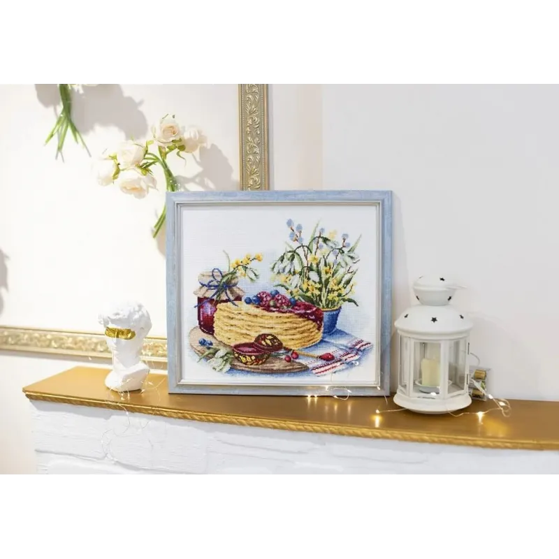 Counted cross stitch kit "My soul, Maslenitsa!" 30x25.7 cm S/SZH065