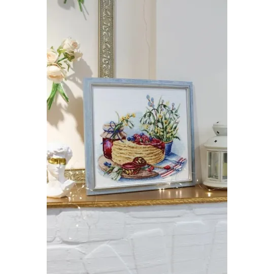 Counted cross stitch kit "My soul, Maslenitsa!" 30x25.7 cm S/SZH065