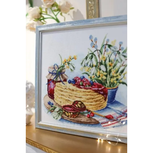 Набор для вышивания "Душа моя, Масленица!" 30х25,7 см С/СЖ065