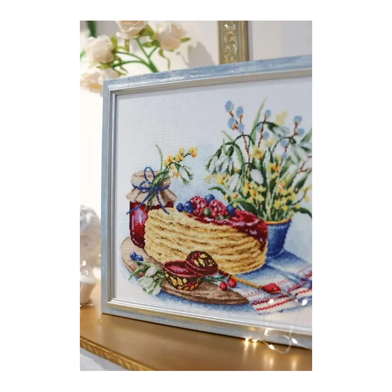 Zählstickerei-Set "Meine Seele, Masleniza!" 30x25,7 cm S/SZH065