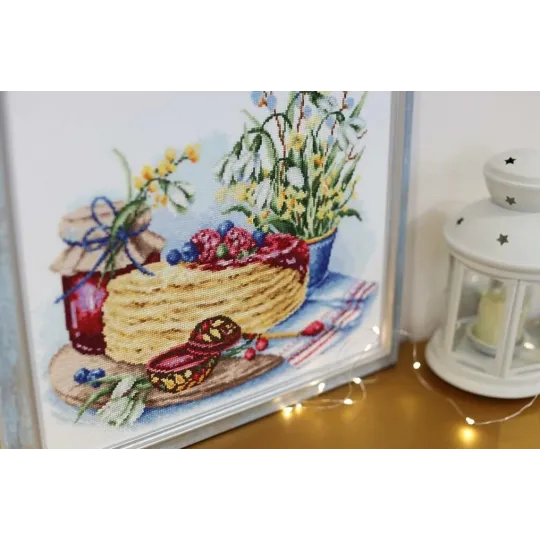 Zählstickerei-Set "Meine Seele, Masleniza!" 30x25,7 cm S/SZH065