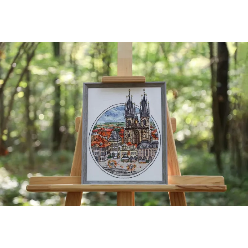 Набор для вышивания счетным крестом "Сказочная Прага" 21.5x25.8 cm S/GM059