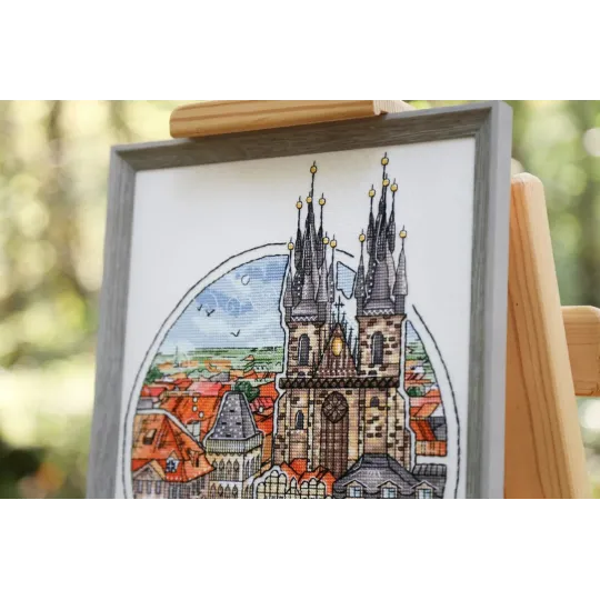 Zählstickpackung "Fabelhaftes Prag" 21.5x25.8 cm S/GM059