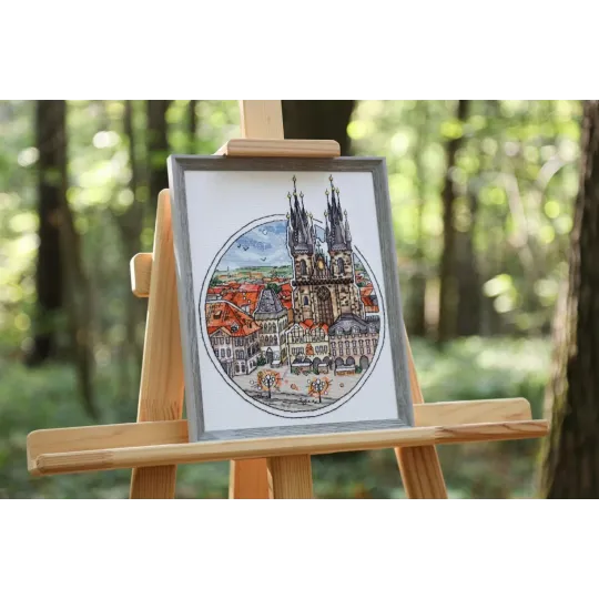 Zählstickpackung "Fabelhaftes Prag" 21.5x25.8 cm S/GM059