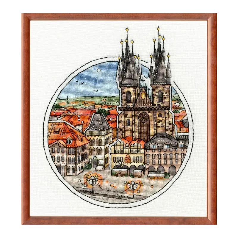 Zählstickpackung "Fabelhaftes Prag" 21.5x25.8 cm S/GM059