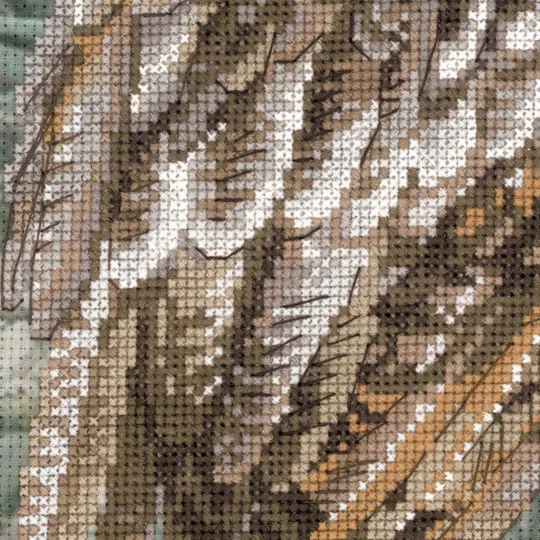 Kit de point de croix "Hibou grand-duc" SRPT-0038 PT