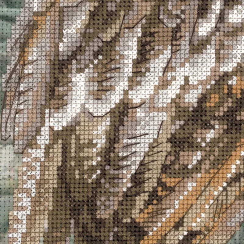 Kit de point de croix "Hibou grand-duc" SRPT-0038 PT
