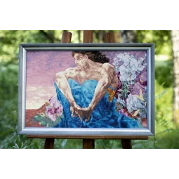 Counted cross stitch kit "Demon Seated. 1890" S/MK081