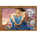 Набор для вышивания крестом "Демон Сидящий. 1890" 56.6x36 cm S/MK081