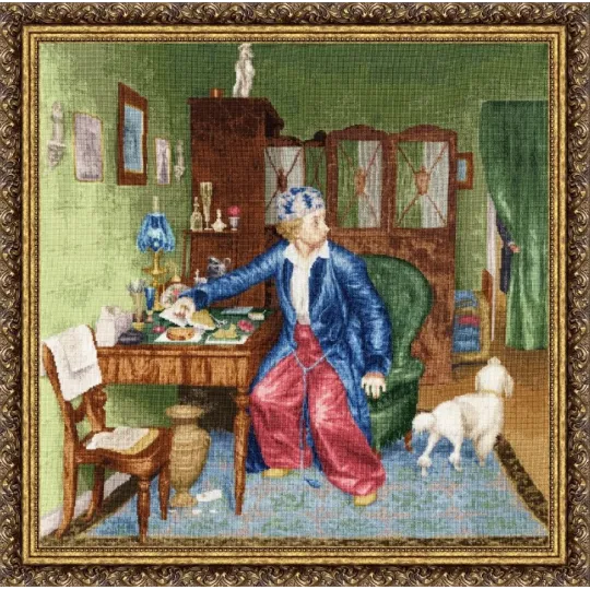 Counted cross stitch kit "Aristocrat's Breakfast 1849-1850" S/MK084