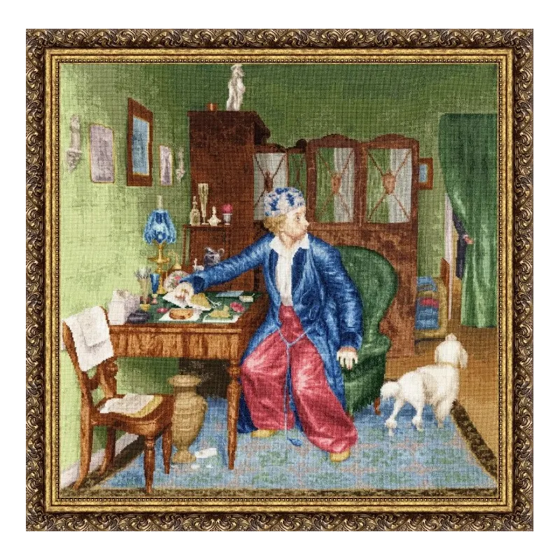 Counted cross stitch kit "Aristocrat's Breakfast 1849-1850" S/MK084