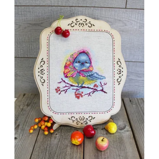 Cross stitch kit "Elegant titmouse" SM-728