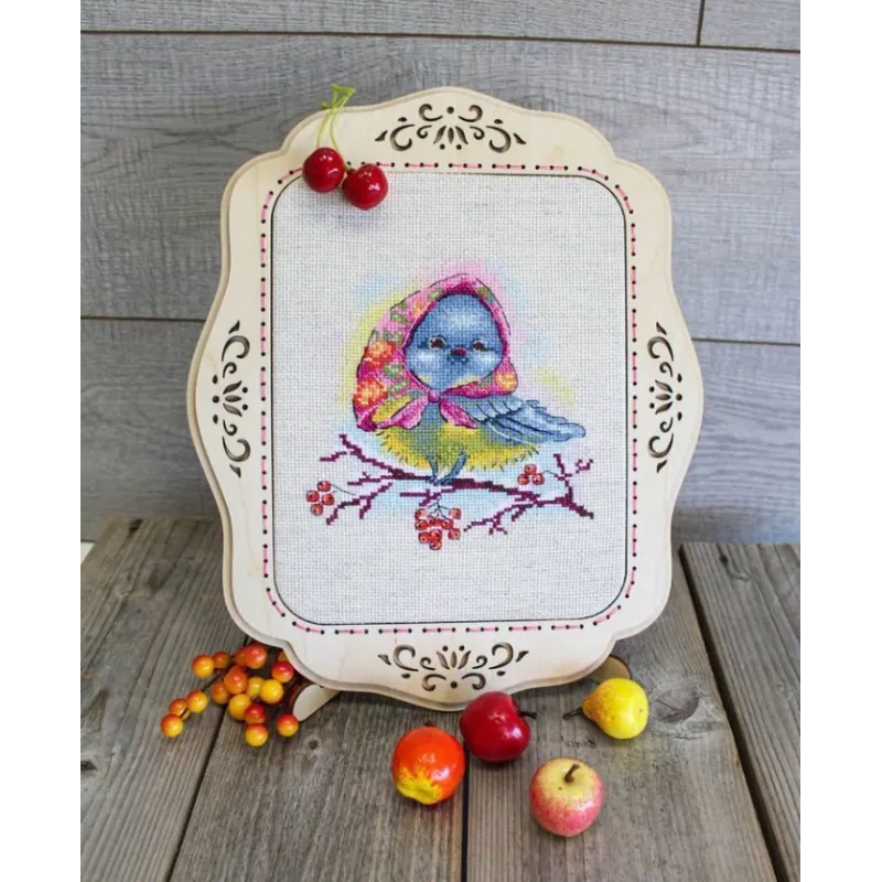 Cross stitch kit "Elegant titmouse" SM-728