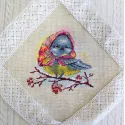 Cross stitch kit "Elegant titmouse" SM-728