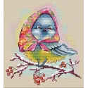 Cross stitch kit "Elegant titmouse" SM-728