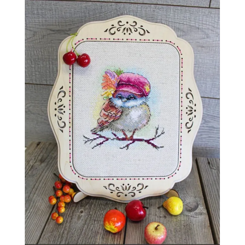 Cross stitch kit "Stylish sparrow" SM-732 (D)