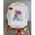 Cross stitch kit "Stylish sparrow" SM-732