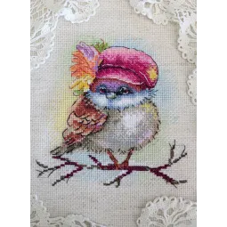 Cross stitch kit "Stylish sparrow" SM-732 (D)