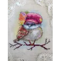 Cross stitch kit "Stylish sparrow" SM-732