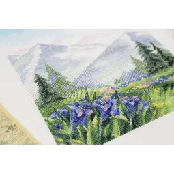 Cross stitch kit "Walk to the mountains" SNV-829