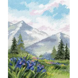 Cross stitch kit "Walk to the mountains" SNV-829