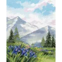 Cross stitch kit "Walk to the mountains" SNV-829